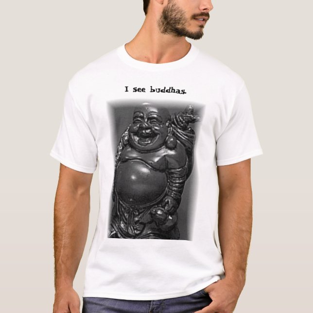 T-shirts Eu ver buddhas (Frente)