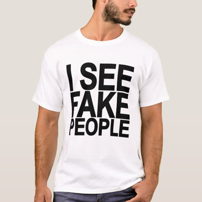 T-SHIRTS EU VER PESSOAS FALSIFICADAS (Frente)