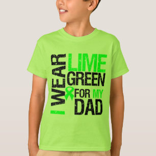 T-shirts Eu visto a fita do verde limão para meu linfoma d