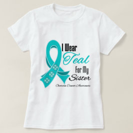 T-shirts Eu visto a irmã do câncer de ovário da fita da