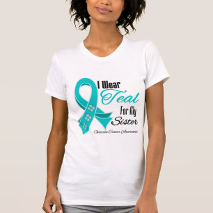 T-shirts Eu visto a irmã do câncer de ovário da fita da