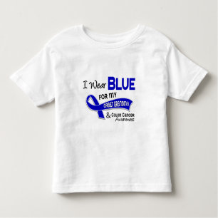 T-shirts Eu Visto Azul Para O Cancer Da Minha Avó De 42 Col