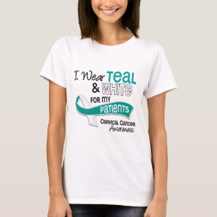 T-shirts Eu visto o cancro do colo do útero dos pacientes