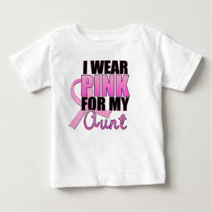 T-shirts Eu visto o rosa para minha tia