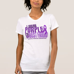 T-shirts Eu visto o roxo para a fibrose cística do melhor