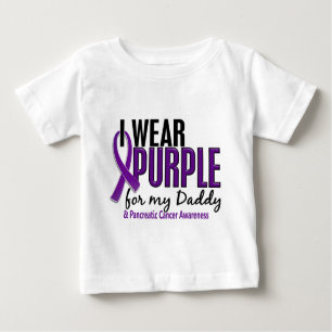 T-shirts Eu visto o roxo para meu câncer de pâncreas do pai