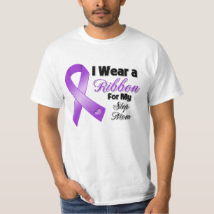 T-shirts Eu visto o roxo para minha madrasta
