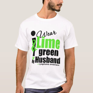 T-shirts Eu visto o verde limão para meu marido