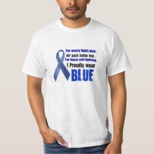 T-shirts Eu visto orgulhosa o azul