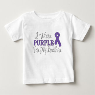 T-shirts Eu Visto Roxo Para Meu Irmão (Fita Roxa)