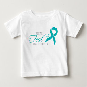 T-shirts Eu Visto Teal para a minha Nonna