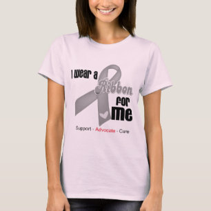 T-shirts Eu visto uma fita cinzenta para mim