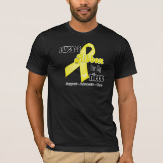T-shirts Eu Visto uma fita para a minha sobrinha - Sarcoma