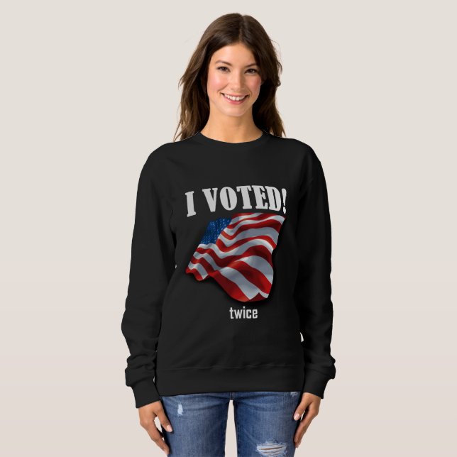 T-shirts Eu votei… duas vezes (Frente Completa)