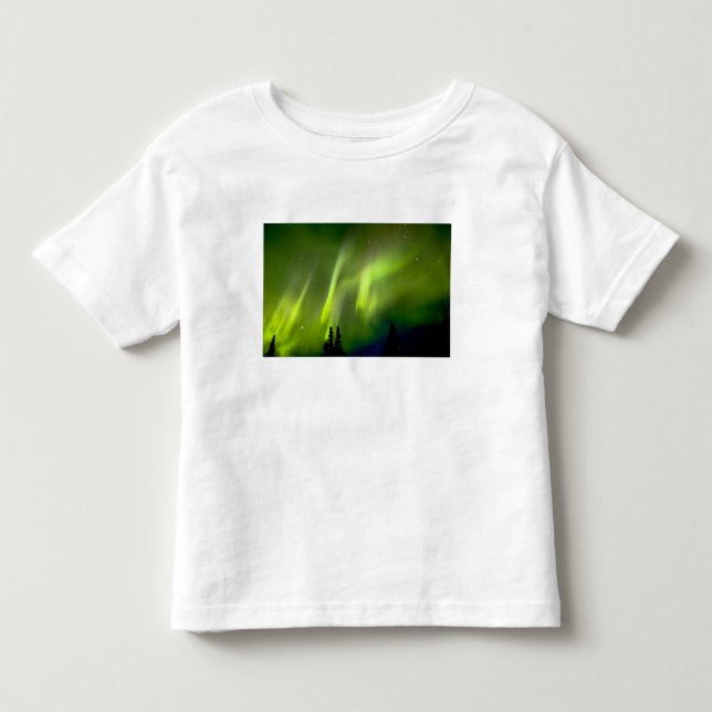 T-shirts EUA, Alasca, Chena Hot Springs. Aurora 3 (Frente)