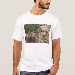 T-shirts EUA, Alasca, Ketchikan, Creek Street, centro