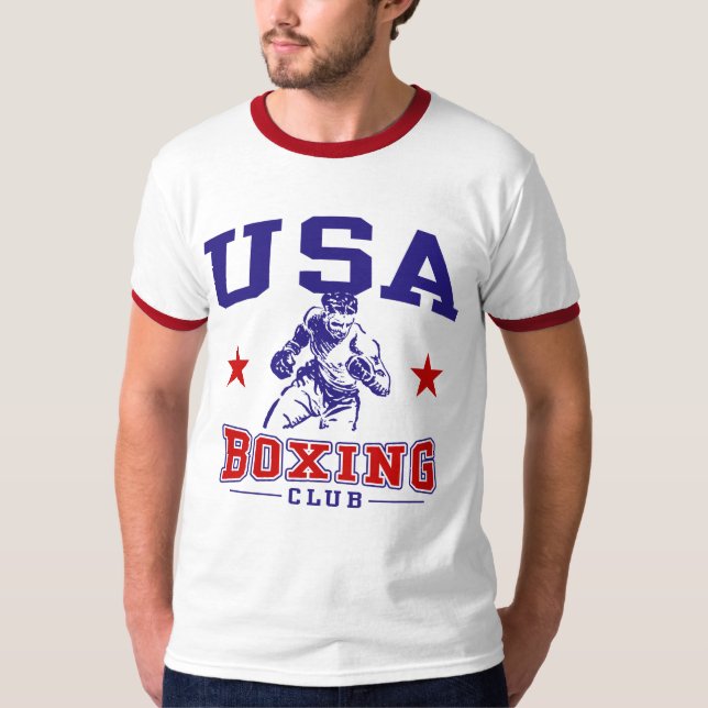 T-shirts EUA Boxing (Frente)
