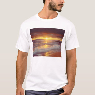 T-shirts EUA, Califórnia, San Diego. Praia Sunset Cliffs