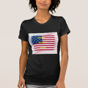 T-shirts EUA Flag "Home Sweet Home" Art Impressão