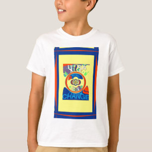 T-shirts EUA Hillary Beauful Change Patterna Art design