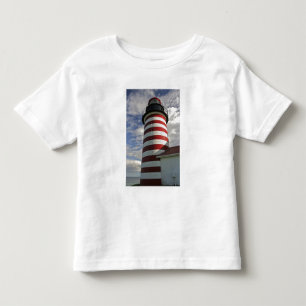 T-shirts EUA, Maine, Lubec. Farol West Quoddy Head