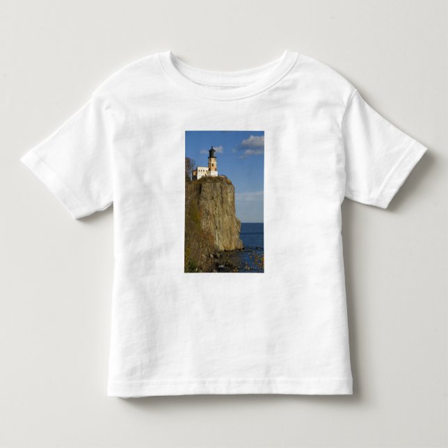 T-shirts EUA, Minnesota. Farol Split Rock no Lago (Frente)