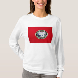 T-shirts EUA, Montana, Parque Nacional Glacier, Antigo 2