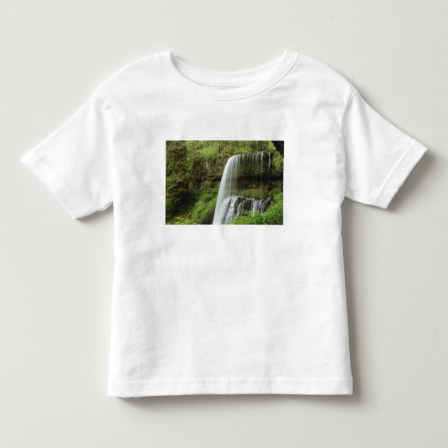 T-shirts EUA, Oregon, Parque Estadual Silver Falls. Baixo (Frente)