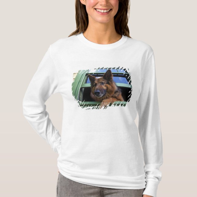 T-shirts EUA, Oregon, Portland. Griff de cabelos longos (Frente)