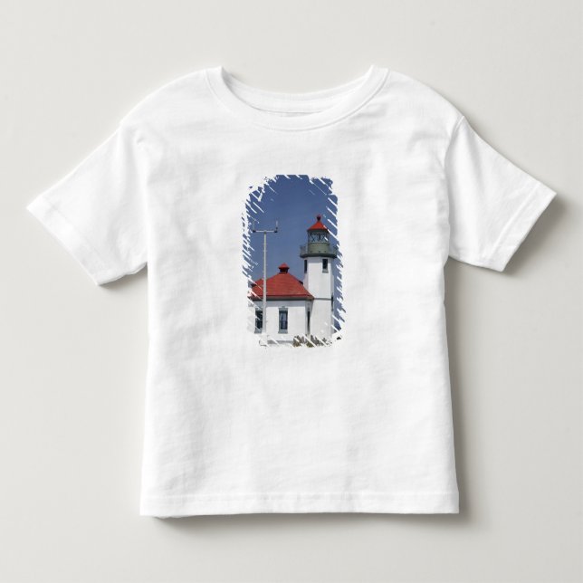 T-shirts EUA, Washington, Seattle, Farol Alki Point, (Frente)