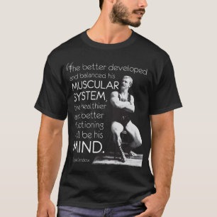 T-shirts Eugen Sandow - Resistência do Corpo - Resistência 