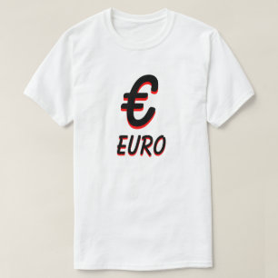 T-shirts Euro- branco do €