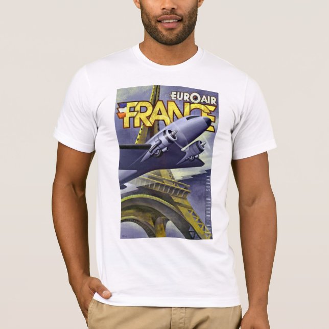 T-shirts Euroair ~ França (Frente)