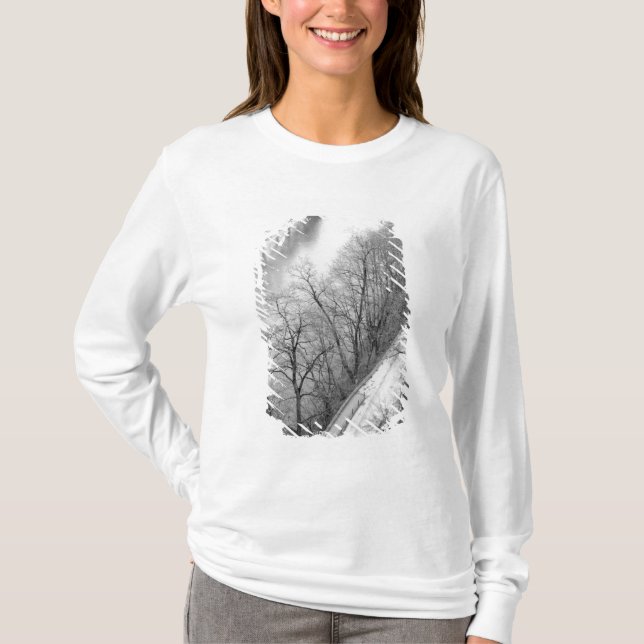 T-shirts Europa, Suiça, Berna. Visão geral do Aare (Frente)