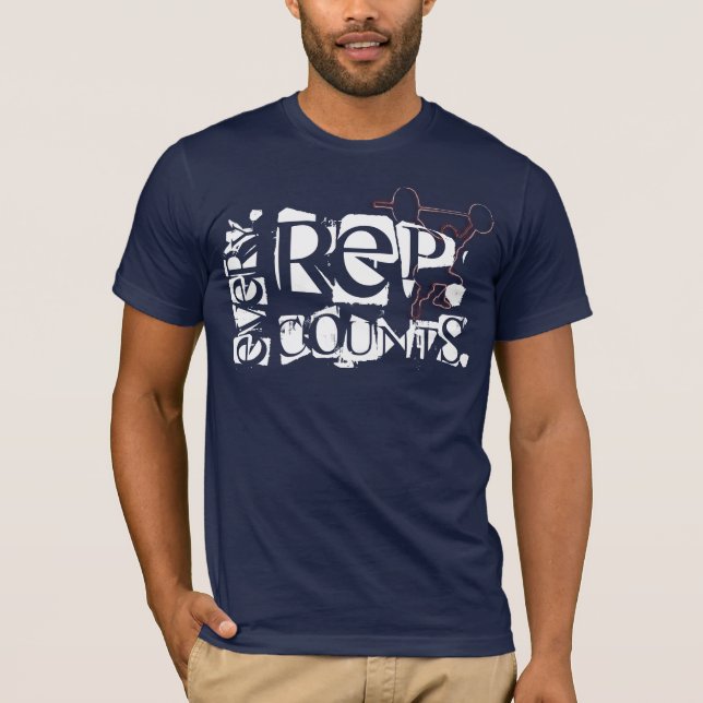 T-shirts Every.Rep.Counts. (Frente)
