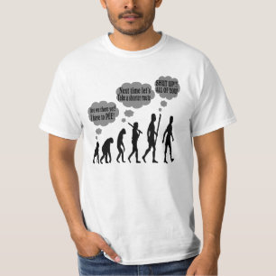 T-shirts Evolução
