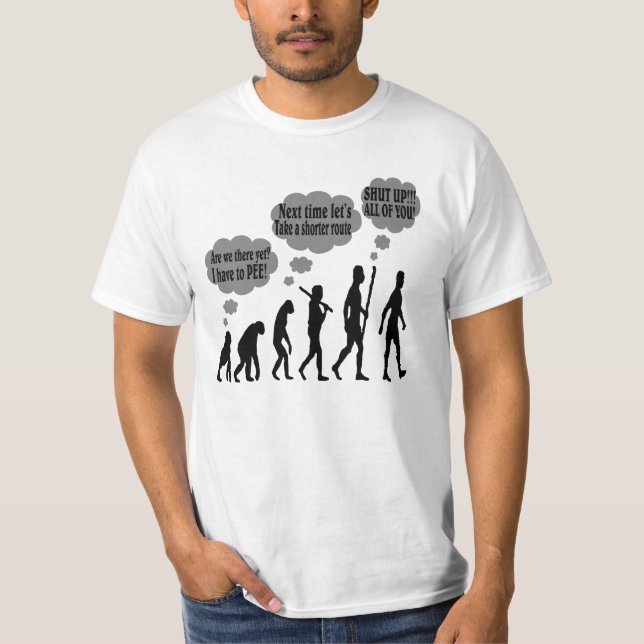 T-shirts Evolução (Frente)