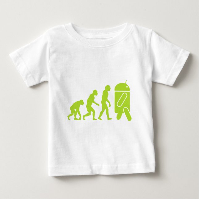 T-shirts Evolução Androide (Frente)