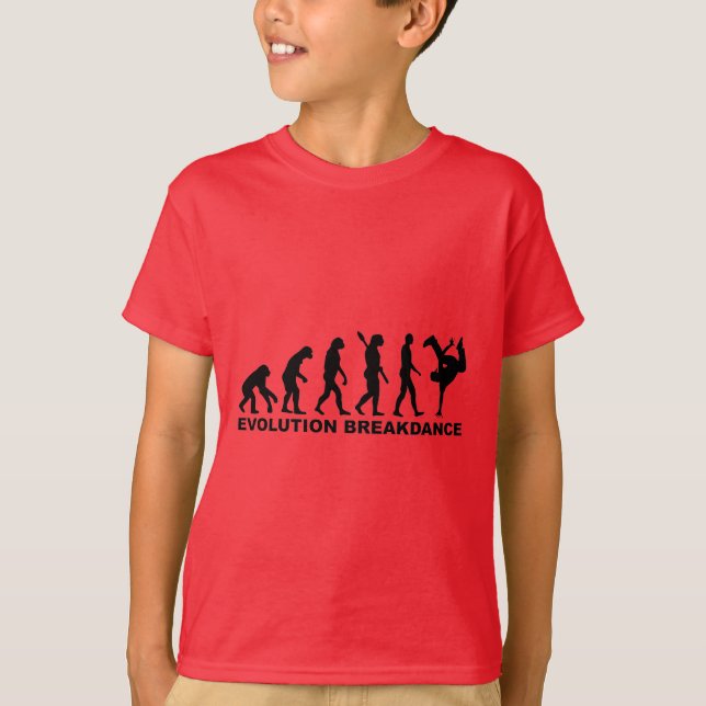 T-shirts Evolução Breakdance (Frente)