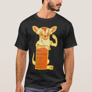 T-shirts Evolução da chihuahua a raça pura pequena a mais
