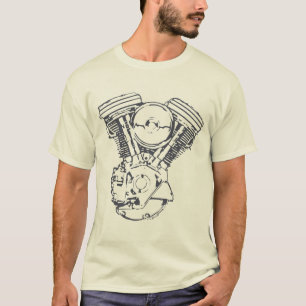 T-shirts Evolução de Harley V-Gêmea