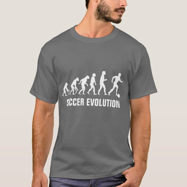 T-shirts Evolução do futebol (Frente)