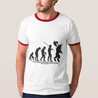 T-shirts Evolução do MInotaur