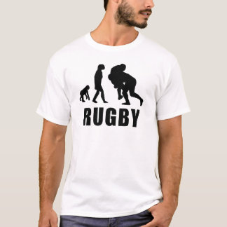 T-shirts Evolução do Rugby Tackle