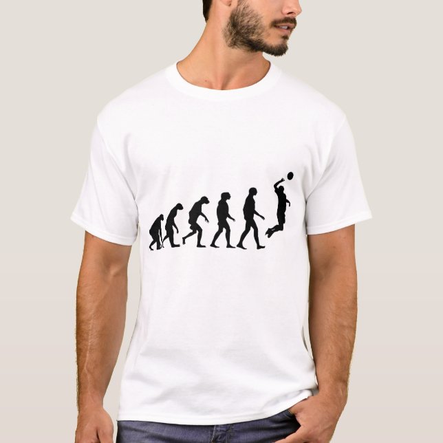 T-shirts Evolução do voleibol (Frente)