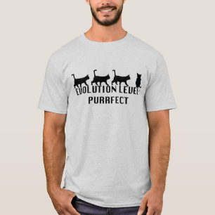 T-shirts Evolução em nível: Purrfect!