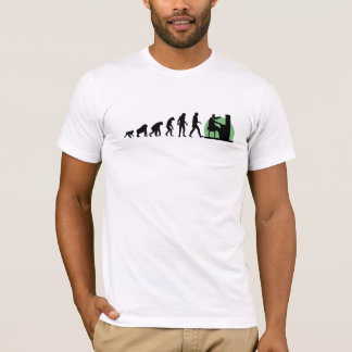 T-shirts Evolução humana: Pianista