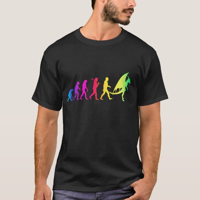 T-shirts Evolução peludo (Frente)