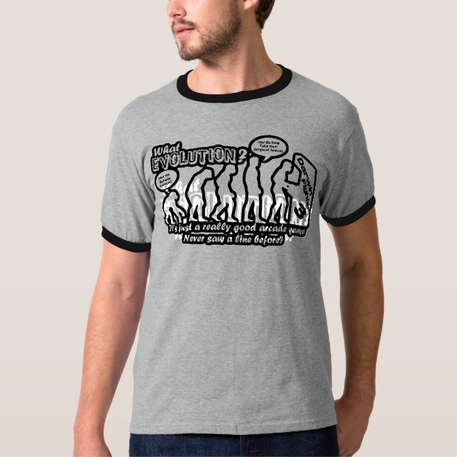 T-shirts Evolução… que? (Frente)