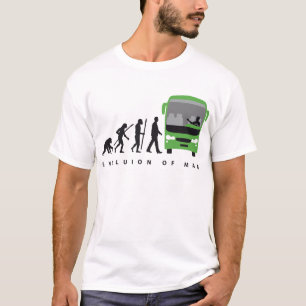 T-shirts evolution of ele bus driver